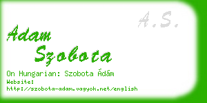 adam szobota business card